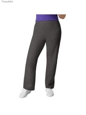EcoSmart Fleece Sweatpants Joggers Open-Bottom Pull-On Lounge Pants